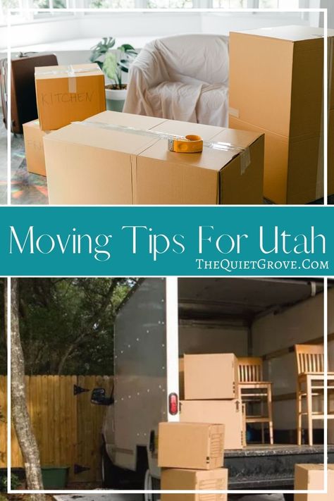 (ad) Are you planning on moving to or in Utah? Check out these 5 Moving tips to make your move easier and less stressful. #MovingTips #MovingUtah Moving To Utah, Moving A Piano, Moving Truck, Professional Movers, Personal Improvement, Moving Tips, Moving Company, Utah, Blogging