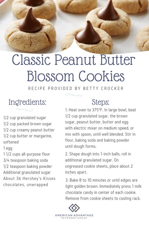 Peanut Butter Blossom, Xmas Desserts, Peanut Butter Blossom Cookies, Christmas Baking Recipes, Blossom Cookies, Peanut Butter Blossoms, Christmas Candy Recipes, Crinkle Cookies, Xmas Cookies