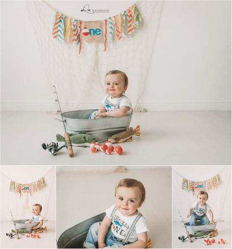 Fishing Themed Photoshoot, O Fish Ally One Birthday Backdrop, Smash Cake Fishing Theme, Ofishally One Smash Cake Pictures, O Fish Ally One Birthday Photoshoot, Ofishally One Birthday Photoshoot, Oh Fishally One Birthday Cake Smash, O Fish Ally One Birthday Pictures, O Fish Ally One Smash Cake