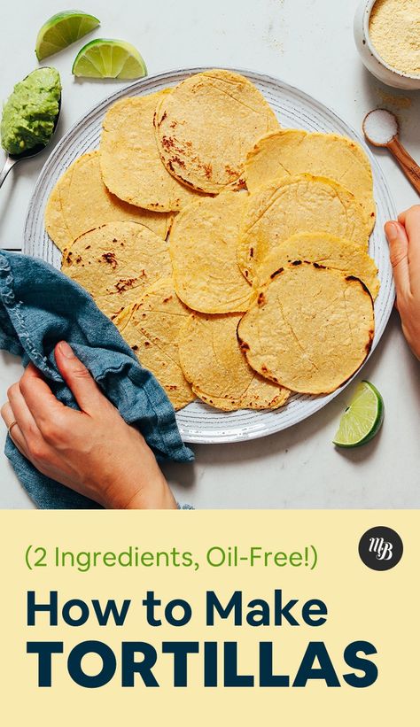 Easy Corn Tortillas, Make Tortillas, Uncooked Tortillas, Corn Tortilla Recipes, Easy Corn, Mexican Night, How To Make Tortillas, Recipes Mexican, Tortilla Press