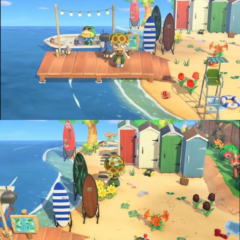 Acnh Beach, Build Design, Animal Crossing Memes, Animal Crossing Wild World, Island Theme, Animal Crossing Characters, Tropical Animals, Animal Crossing Pocket Camp, Animal Jam