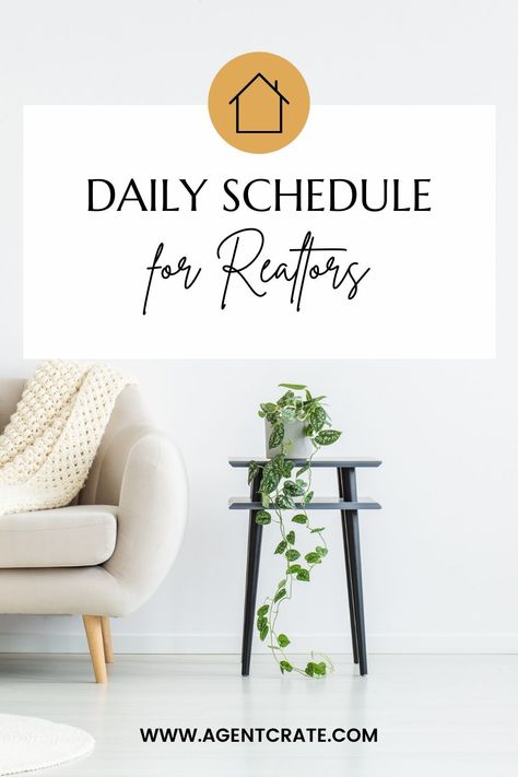 Real Estate Daily Schedule, Looking For A Real Estate Agent, Real Estate Daily Tasks, Day In The Life Of A Real Estate Agent, Realtor Daily Schedule, Realtor Daily Routine, Real Estate Agent Schedule, Real Estate Agent Organization, Real Estate Schedule