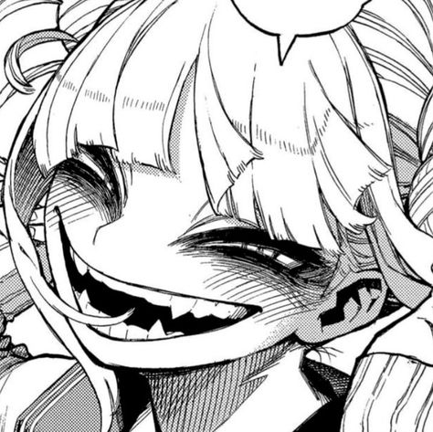 Yandere Face, Mha Manga, Creepy Smile, Cool Tattoo Drawings, Toga Himiko, Alien Stage, Figure Drawing Reference, Face Expressions, My Hero Academia Manga