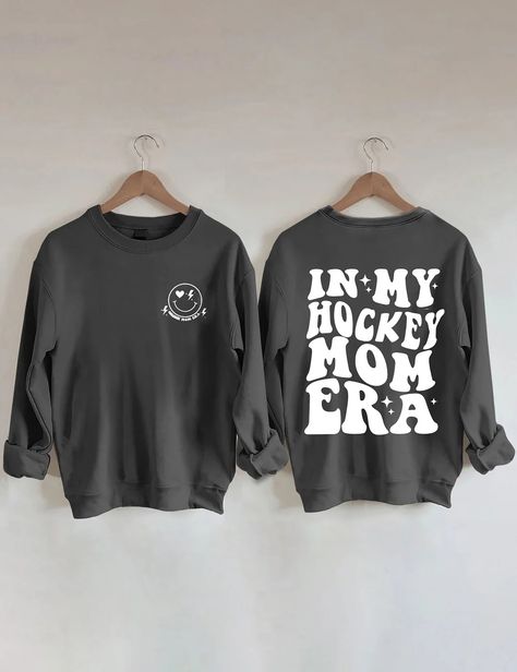 Coolstarco - In My Hockey Mom Era Sweatshirt Sport Mom, Mom Era, Sweatshirt Style, Hockey Mom, Soccer Mom, Sports Mom, Mom Sweatshirt, Baseball Mom, Cozy Sweatshirts