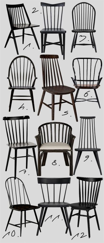 Different Types Of Chairs, Types Of Chairs, Modern Luxury Kitchen Design, Poltrona Design, Farmhouse Dining Room Lighting, Farm House Dining Room, Windsor Dining Chairs, Modern Farmhouse Dining Room, Modern Farmhouse Dining