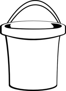 Bucket With Handle clip art Bucket Coloring Page, Bucket Template, Beach Coloring Pages, Bucket Filler, Bucket Ideas, Fathers Day Coloring Page, Bucket Filling, Beach Bucket, Truck Coloring Pages