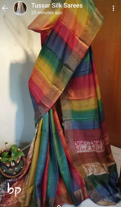 Multicolored Saree, Pride Clothes, Saree Designs Party Wear, Saree Models, Pride Outfit, Saree Trends, Stylish Sarees, Blouse Dress, Saree Blouse