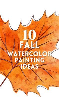 Fall painting ideas | drawing ideas | fall wreath | pumpkin | leaves | what to draw | watercolor ideas #watercolor Autumn Leaves Painting Watercolors, Paint And Sip Ideas Watercolor, Watercolor Pumpkins For Kids, Easy Pumpkin Watercolor, Fall Watercolour Tutorials, Simple Watercolor Leaves, Watercolor Pumpkins Autumn Fall Leaves, Fall Watercolor Cards Diy, Fall Watercolor Inspiration