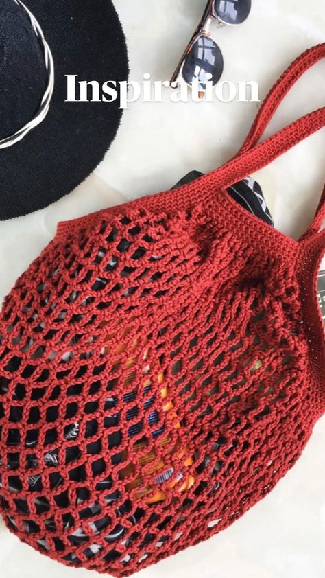 Crochet Mesh Bag, Crochet Fairy, Crochet Stitches Guide, Bags Style, Easy Crochet Stitches, Stylish Crochet, Bag Designs, Crochet Fashion Patterns, Pattern Ideas