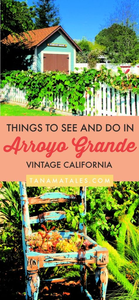 Things to Do in Arroyo Grande, California - Tanama Tales Arroyo Grande California, Travelling Usa, California Life, Swinging Bridge, Avila Beach, Usa Destinations, Visit Usa, Travel Bucket List Usa, California Living