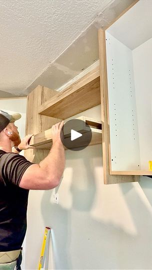 135K views · 8.5K reactions | Floating shelves above the sink, with the lower shelf routed for an LED strip.

Clean, snug, and seamless. Just the way we like it.

#cabinetmaker #cabinetinstall #kitchencabinets #kitcheninstall | Stene Woodwork | The Zombies · Time of the Season (Chelsea FC & Harvey Gunn Remix) Diy Shelving, Wooden Wall Design, Above The Sink, The Zombies, Kitchen Installation, Installing Cabinets, Utila, Wood Creations, House Wall