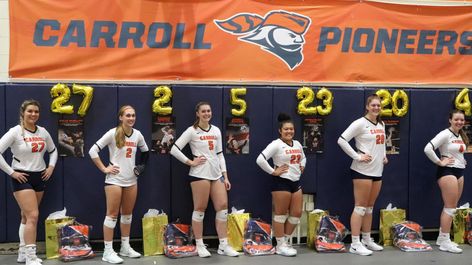 Boys Volleyball Senior Night, 8th Grade Night Volleyball, 8th Grade Volleyball Night Ideas, Volleyball Senior Night Decorations, Senior Night Gift Ideas Volleyball, Senior Night Volleyball Ideas, Volleyball Senior Night Posters, Volley Girl, Volleyball Senior Night Gifts