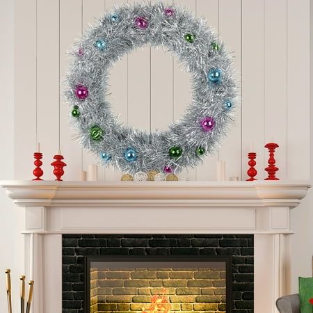 Ornament wreath diy