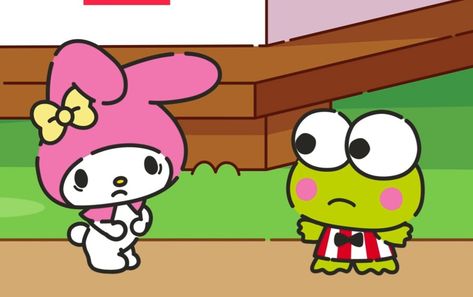 My Melody And Keroppi, Sanrio Matching Pfp Keroppi, Keroppi And Cinnamoroll, Keroppi And Keroleen Matching, Hello Kitty Characters Keroppi, Hello Kitty And Friends Keroppi, Sanrio Icons Keroppi, Sisters Forever, Hello Kitty Pictures