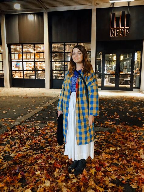 Pioneer Fashion, Theater Camp, Pioneer Costume, Audrey Hepburn Movies, Just Graduated, Blanket Coat, First Wedding Anniversary, Musical Theater, Rent The Runway