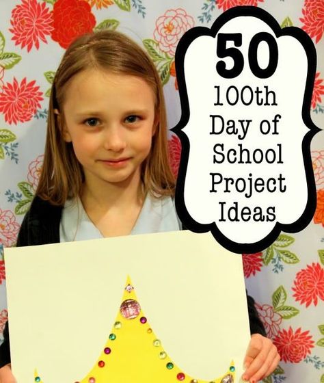 My Kindergardener recently had her 100th day of school. To celebrate being 100 days smarter her teacher asked that they create, on poster... 100th Day Of School Project, 100 Days Of School Project Kindergartens, 100 Day Project Ideas, School Project Ideas, 100th Day Of School Crafts, Kindergarten Posters, 100 Day Of School Project, Project School, 100 Days Smarter