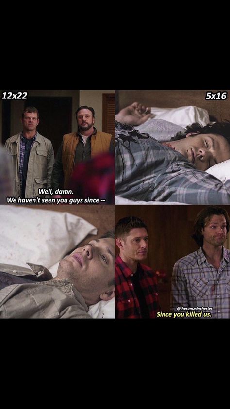 Can we all just take a moment to appreciate Sam's face in that fourth picture? Awkward Film Memes, Supernatural Cw, Impala 67, Supernatural Merchandise, Supernatural Quotes, Supernatural Destiel, Winchester Boys, Supernatural Memes, Wayward Son