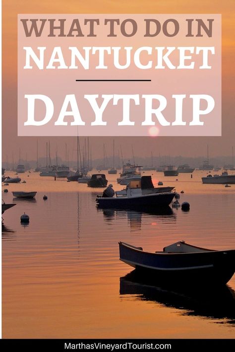 Want to spend a day in Nantucket? Planning a trip to Nantucket for a day trip to Nantucket with this things to do in Nantucket travel guide. Things To Do In Nantucket, Nantucket Travel, East Coast Vacation, Us Beach Vacations, Vineyard Vacation, Luxury Family Travel, England Summer, Vacations In The Us, Massachusetts Travel