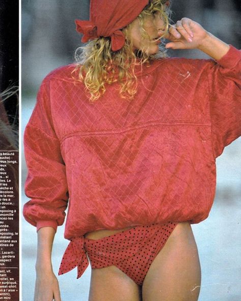 Hans Feurer, Catt Sadler, Elle Macpherson, Vintage Swim, Fashion Photography Inspiration, 1980s Fashion, Sporty Girls, Sporty And Rich, View Image