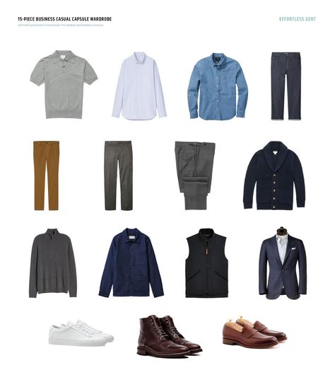 Casual Dress Code For Men, Dress Code For Men, Office Outfit Men, Capsule Wardrobe Men, Men's Capsule Wardrobe, Dress Business Casual, Mens Office Wear, Smart Casual Dress Code, Business Casual Dress Code