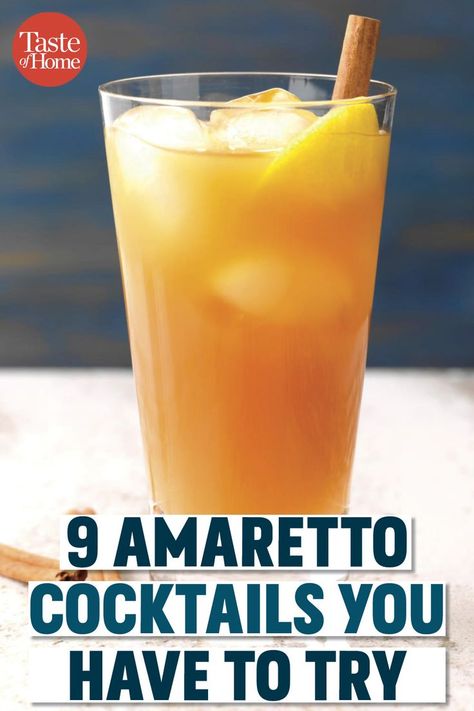 Funky Cold Medina Drink, How To Make A Reduction Sauce, Mixed Drink Ideas For Parties, Coffe Alcoholic Drinks, Italian Party Drinks, Mixed Drinks With Amaretto, Cocktails With Disaronno, 7 And 7 Cocktail, Amerreto Cocktail Recipes