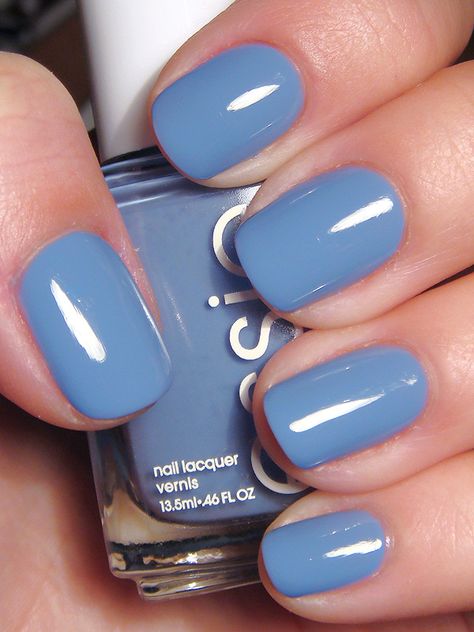 Plain Nails, Blue Nail Polish, Blue Nail, Essie Nail Polish, Essie Nail, Nail Polish Colors, Love Nails, Blue Nails, Nail Art Design