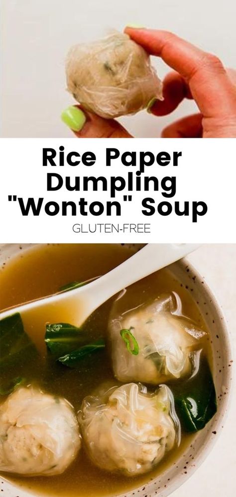 Gf Soup Dumplings, Gluten Free Dumplings For Soup, Gluten Free Dumplings Recipe, Paper Dumpling, Gluten Free Dumpling Wrappers, Recipe For Soup, Gluten Free Dumplings, Dumpling Soup, Dumpling Wrappers