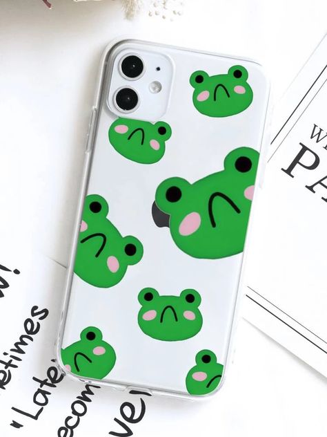 Iphone Case Diy Paint, Diy Phone Cases Iphone, Frog Phone Case, Frog Phone, Phone Case Painting, Phone Case Diy Paint, Diy Phone Case Design, Creative Iphone Case, Cartoon Frog