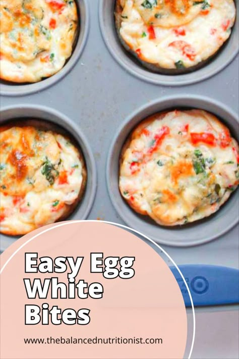 Roasted Red Pepper Egg Bites, Red Pepper Egg Bites, Pepper Egg Bites, Recipe Using Egg Whites, Egg Bites Starbucks, Starbucks Egg White Bites, Egg White Bites, Egg White Muffins, Cottage Cheese Muffins