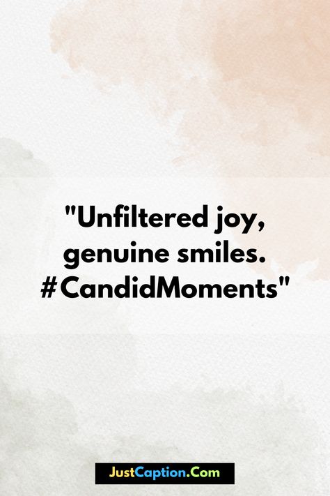 Unlock the power of authenticity with our curated collection of the best candid captions for Instagram! 🌟 Whether it's a spontaneous laugh or a serene moment, let your photos speak volumes with these captivating phrases. Discover your new favorites today! #AuthenticMoments #CaptionInspiration #InstagramMagic Captions About Laughing, Candid Captions Instagram, Laughing Captions, Laughing Pictures, Generation Photo, Cute Captions, Witty One Liners, Below The Surface, Photo Caption