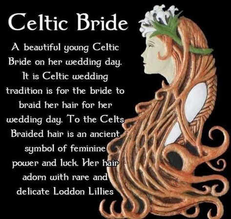 Celtic Bride, Pagan Wedding Dresses, Celtic Wedding Traditions, Viking Wedding Dress, Irish Wedding Vows, Wiccan Wedding, Irish Wedding Traditions, Celtic Hair, Pagan Wedding