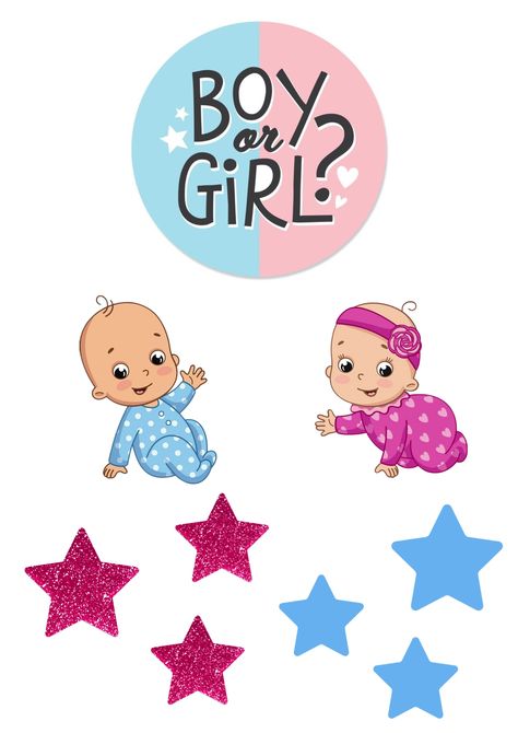 Ready to print in an A4 size photo paper. Gender Reveal Cake Topper Printable, Bear Gender Reveal Cake, Gender Reveal Topper, Printable Gender Reveal, Bear Gender Reveal, Unicorn Cupcakes Toppers, Gender Reveal Cake Topper, Photo Cake Topper, Baby Cartoon Drawing