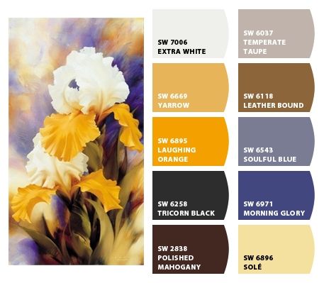 Color Groups, Trending Paint Colors, Sherwin Williams Paint Colors, Orange You Glad, Color Grouping, Morning Glory, Color Stories, Color Pallets, Sherwin Williams