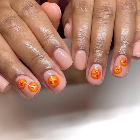 Dragon Ball Nails Art, Dragon Ball Nails, Dragon Ball Z Nails, Ball Nails, Edgy Nails, Nail Artist, Dragon Ball Z, Cute Nails, Nail Ideas