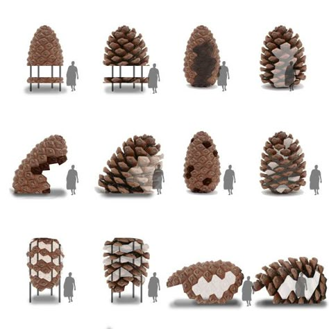 Architecture Model Trees, Biomimicry Architecture, Bionic Design, Shelter Design, Pavilion Design, Small House Design Exterior, Conceptual Architecture, Tiny House Inspiration, Parametric Architecture