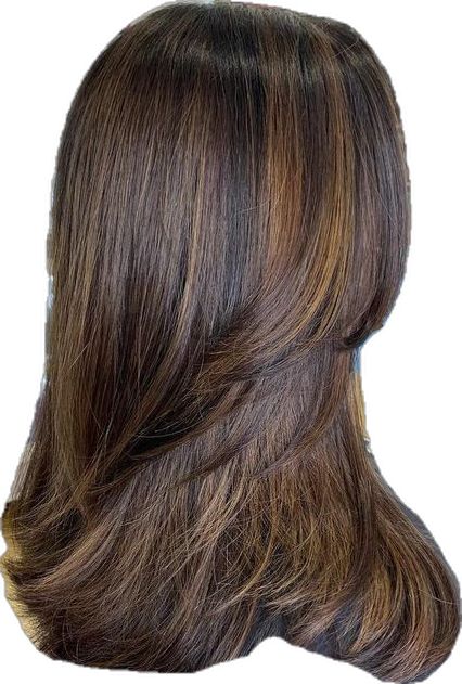 Highlight Ideas, Long Hairstyle, Hairstyles For Women Over 50, Hair Help, Hot Hair Styles, Brown Highlights, Brown Hair With Highlights, Nice Style, Dye My Hair