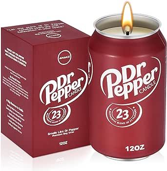 Doctor Pepper Candle - Smells Like The Real Soda - Cute Candles for Cool Gifts - Funny Candles for Any Occasion - Cute Things for Aesthetic Room Decor - Cool Candles for Cool Things - Trendy Candles Gifts For Your Best Friend Birthday, Bestie Birthday Present, Dr Pepper Candle, Stuff To Add To Your Christmas List, Birthday Gifts To Ask For, Things For Your Birthday, Cute Gifts For Friends Birthday, Dr Pepper Stuff, Things To Get For Your Birthday