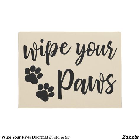 Vinyl Sayings, Wipe Your Paws, Playful Home, Pet Things, Vinyl Quotes, Gifts For Wedding, Personalized Door Mats, Cricut Joy, Party Essentials