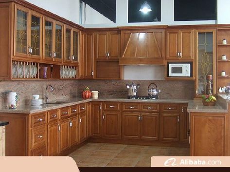 Kitchen Unit Designs, Wooden Kitchen Cabinets, Decorative Backsplash, Simple Kitchen Design, Kitchen Ideas Dark, Kitchen Modular, Kitchen Cupboard Designs, Kabinet Dapur, Modern Kitchen Cabinet Design