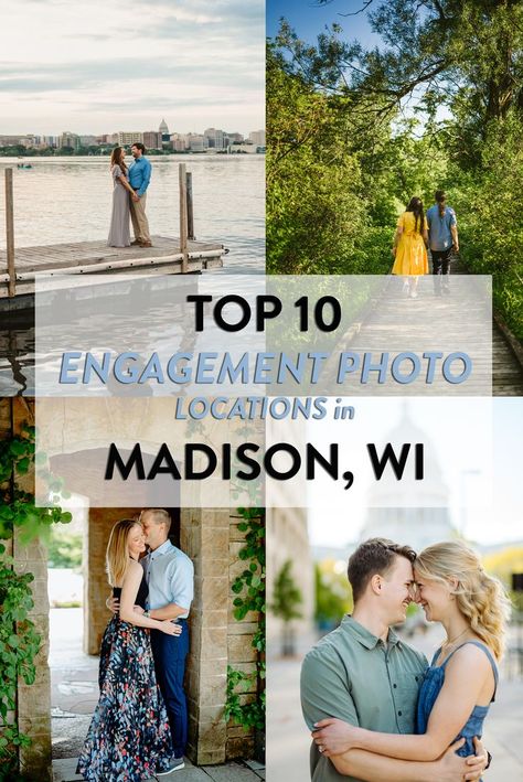 Top 10 Engagement Photo locations in Madison, Wisconsin. Best engagement photo locations in Madison, Wisconsin. Engagement Photo Locations, Madison Wisconsin, Photographer Portfolio, Wisconsin Wedding, Madison Wi, Photo Location, Best Location, Engagement Photo, Elopement Photographer