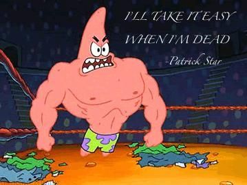 I feel this needs to be framed in my house somewhere Patrick Star, Not Me, Do It, Wrestling