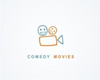 COMEDY MOVIES Logo design - This logo is perfect for fun websites, video production etc.<br /><br />Logo (colour, font, name) can be changed. Price $250.00 Comedy Logo Design Fun, Comedy Logo Design, Comedy Logo, Movies Logo, Br Logo, Fun Websites, Movie Logo Design, Logo Graphic Design, Comedy Club