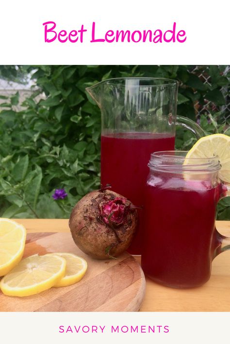 Homemade Energy Drink, Homemade Lemonade Recipes, Fresh Beets, Refreshing Drinks Recipes, Beverage Recipes, Beet Juice, Sweet Tart, Food Club, Lemonade Recipes