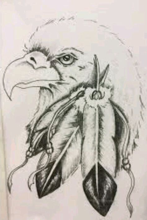 Native American Pencil Drawings, Native Art Drawings, Native American Drawing Ideas, Native Drawings Easy, Native American Eagle Art, Native American Sketch, Indian Drawing Pencil, American Indian Art Drawing, American Indian Drawing