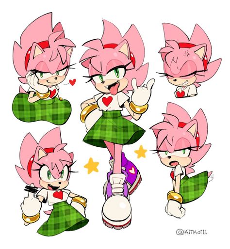 Sonic Boom Amy, Rosy The Rascal, Amy The Hedgehog, Sonic Mania, Hedgehog Movie, Sonic And Amy, Sonic Fan Characters, Sonic Franchise, Hedgehog Art