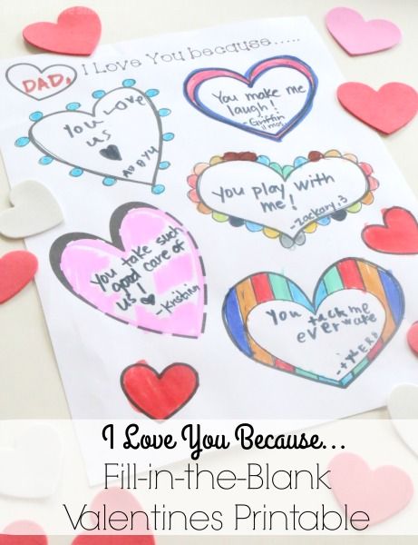 I Love You Because Valentine's Day Printable Reasons Why I Love You Printable, Reasons I Love You, Reasons Why I Love You, Love You Messages, Crayola Markers, Valentines Inspiration, Happy Hearts Day, Love Your Family, Diy Valentines Decorations