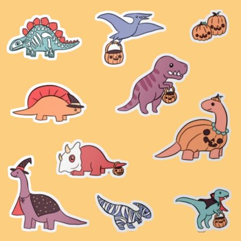 Dinasour Cute, Spooky Dinosaur, Lunchbox Doodles, Dino Drawing, Halloween Dinosaur, Spooky Halloween Designs, Dinosaur Halloween, Cute Dinosaurs, Spooky Things