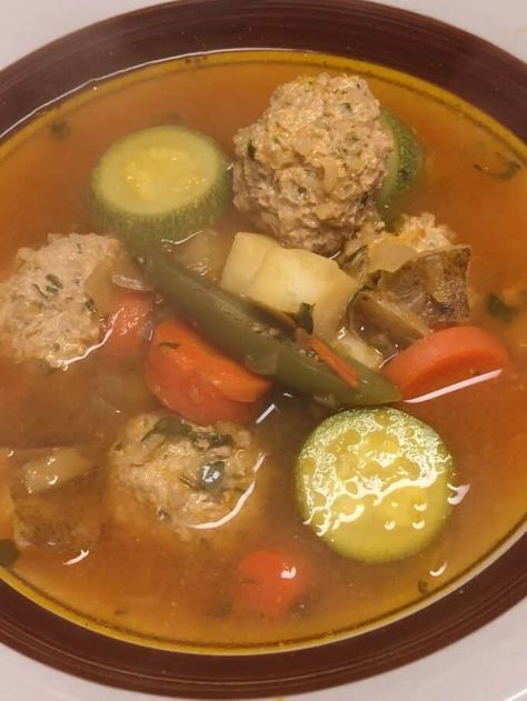 Meatball Homemade, Mexican Albondigas, Albondigas Soup Recipe Mexican, Game Hen Recipes, Albondigas Soup Recipe, Hen Recipes, Mexican Meatball Soup, Mexican Meatballs, Albondigas Soup