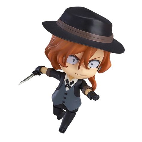 Chuuya Nendoroid, Bsd Nendoroid, For The Tainted Sorrow, Chuuya Bsd, Port Mafia, Chuya Nakahara, Street Dogs, Chuuya Nakahara, Dog Phone