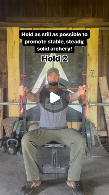 Christian Williams on Instagram: "These 3 simple isometric holds are tremendous training tools for archers because they utilize balanced time under tension that targets under-addressed areas in the archer.

The result is increased stability, strength, and stamina throughout the shoulder girdle = more stable, steady, and strong shooting.

Added bonuses:
-Simple, entry level positions that can still be progressed to challenge stronger individuals
-Minimal soreness and wear/tear
-Minimal equipment needed and easy to implement after shooting sessions

Start with 2 rounds x 30 second hold + 30 second rest. Then build when ready." Archery Exercises, Fun Archery Targets, Simple Entry, Time Under Tension, Archery Backstop, Shoulder Girdle, Archery Target Backstop, Target Archery, Mounted Archery